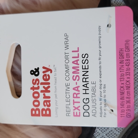 New Listing!! Brand New BOOTS & BARKLEY DOG HARNESS-XS - Picture 3 of 4